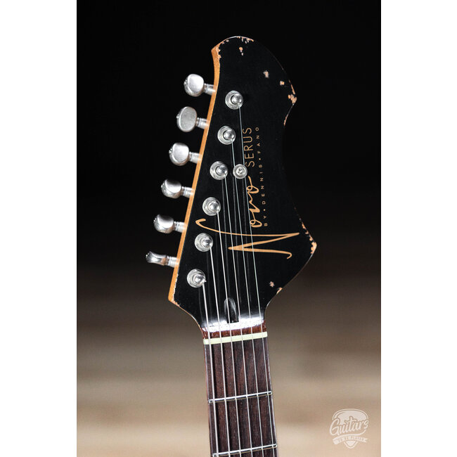 Novo Custom Serus J Guitar w/ Lollar Gold Foils – Faded Sparkling Burgundy