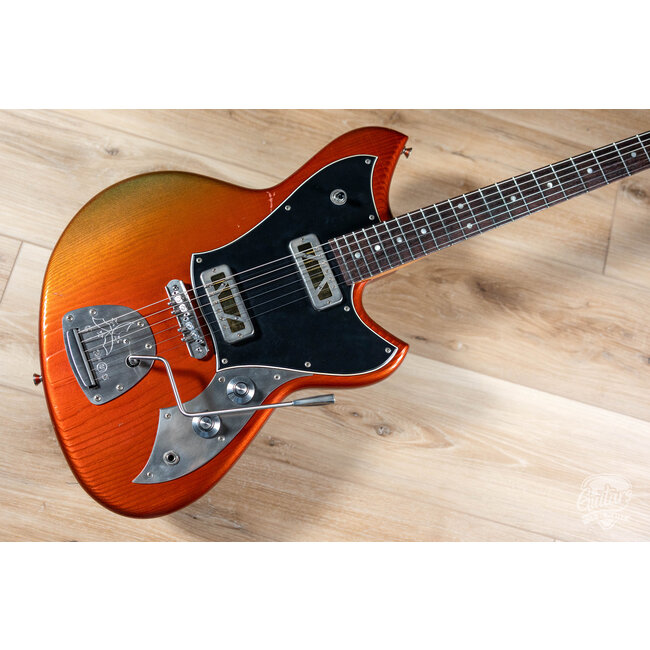 Novo Custom Serus J Guitar w/ Lollar Gold Foils – Faded Sparkling Burgundy