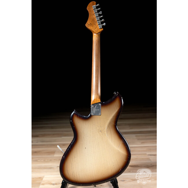 Novo Custom Miris J Semi-Hollow w/ Fralin Alnico P-90s – Toasted Marshmallow