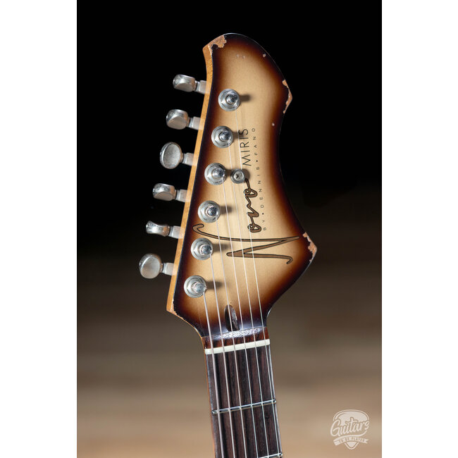 Novo Custom Miris J Semi-Hollow w/ Fralin Alnico P-90s – Toasted Marshmallow