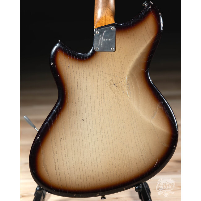 Novo Custom Miris J Semi-Hollow w/ Fralin Alnico P-90s – Toasted Marshmallow