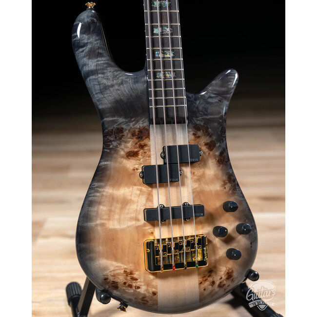 Spector Euro 4 CST 4-String EMG Bass – Natural Black Burst Gloss