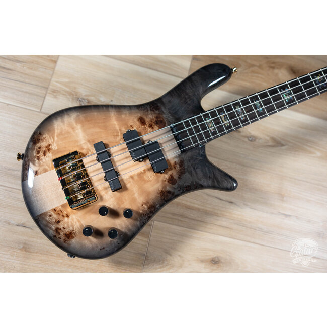 Spector Euro 4 CST 4-String EMG Bass – Natural Black Burst Gloss