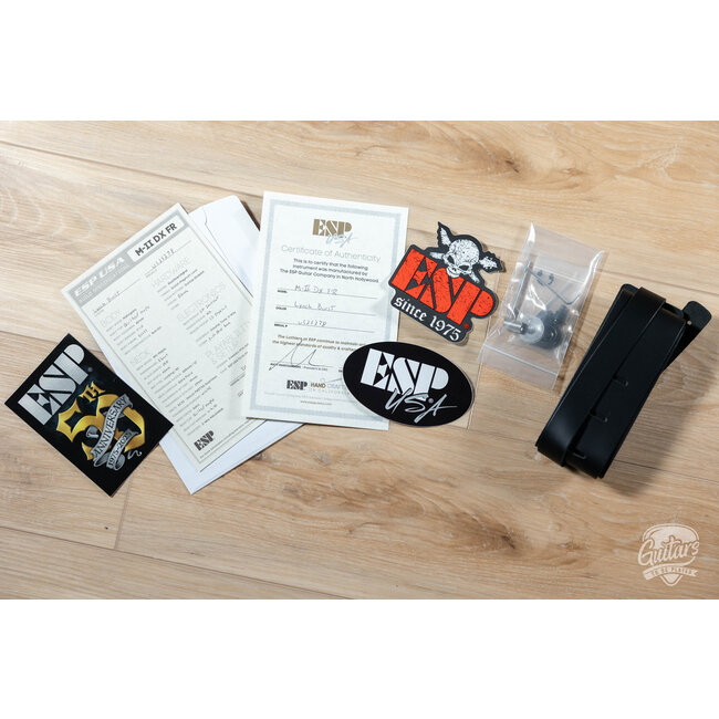 ESP USA M-II Deluxe Floyd Rose Maple Top Guitar w/ Case – Lynch Burst