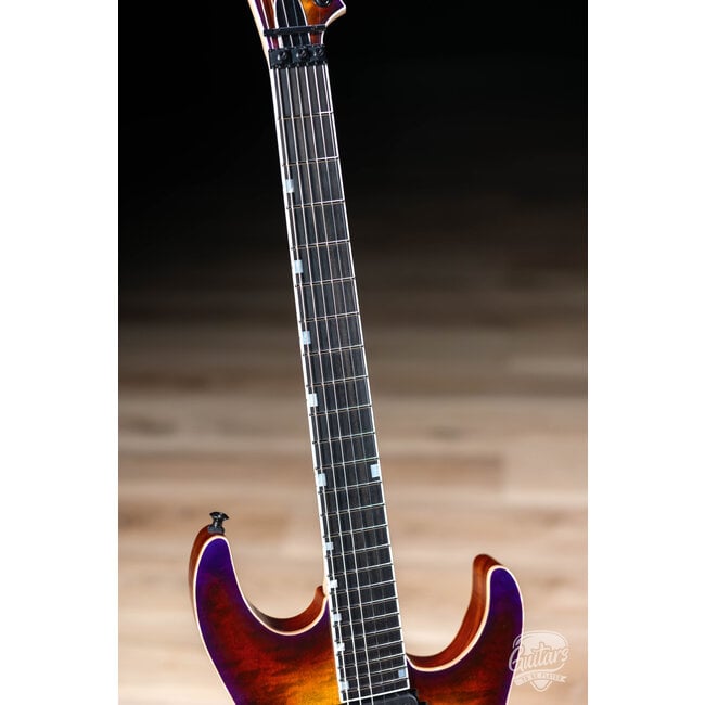 ESP USA M-II Deluxe Floyd Rose Maple Top Guitar w/ Case – Lynch Burst