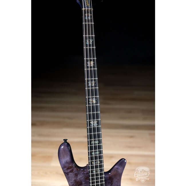 Spector Euro 4 CST 4-String EMG Bass – Natural Violet Burst Gloss