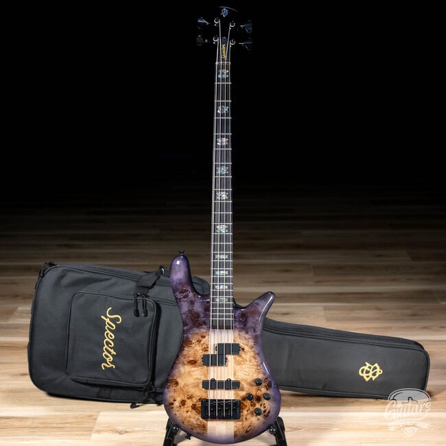 Spector Euro 4 CST 4-String EMG Bass – Natural Violet Burst Gloss