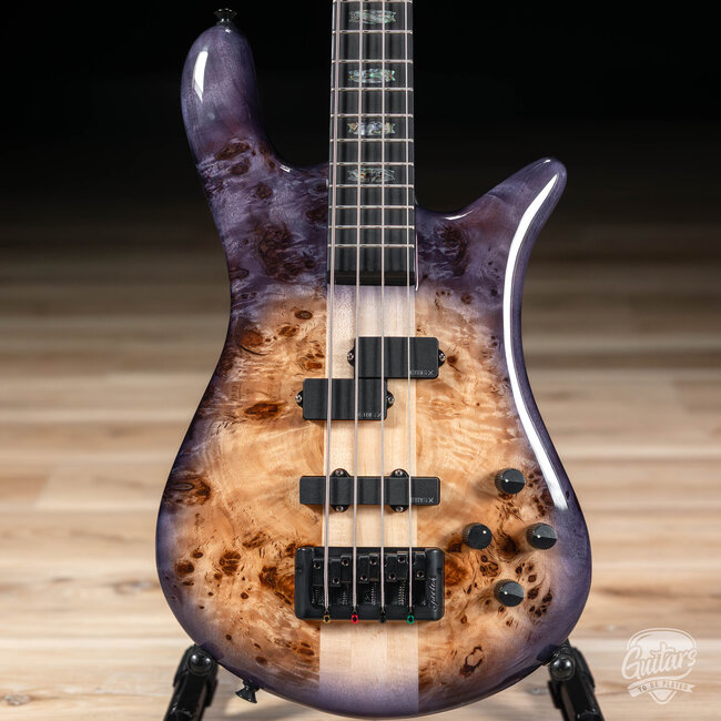 Spector Euro 4 CST 4-String EMG Bass – Natural Violet Burst Gloss