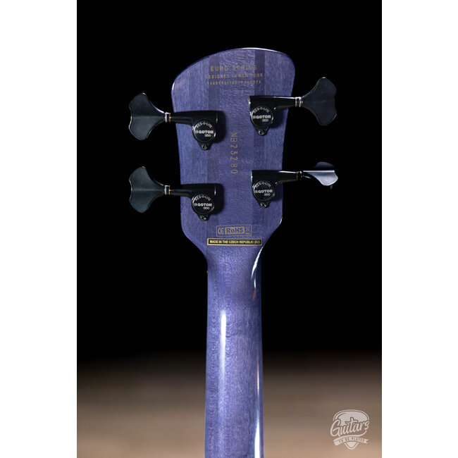 Spector Euro 4 CST 4-String EMG Bass – Natural Violet Burst Gloss