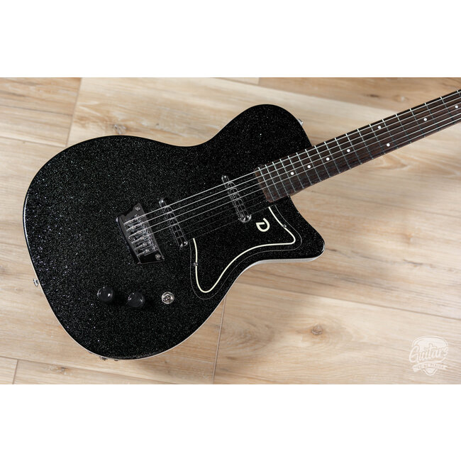 Danelectro Baritone Electric Guitar – Black Metalflake