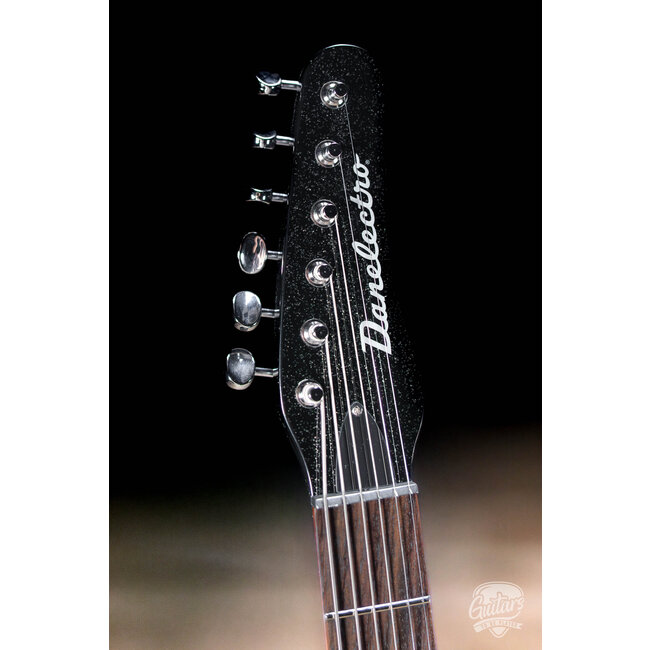 Danelectro Baritone Electric Guitar – Black Metalflake