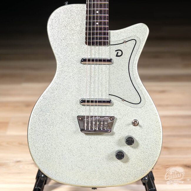 Danelectro Baritone Electric Guitar – Silver Metalflake