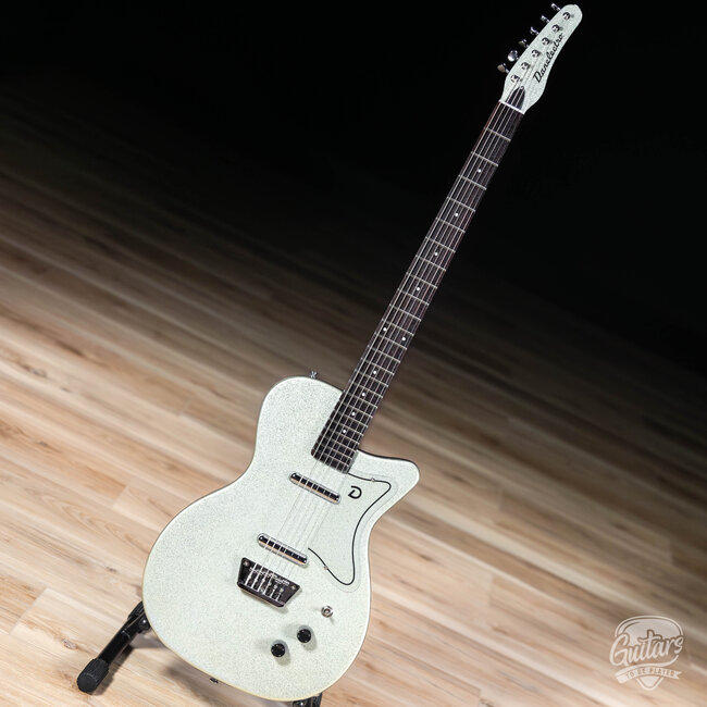Danelectro Baritone Electric Guitar – Silver Metalflake
