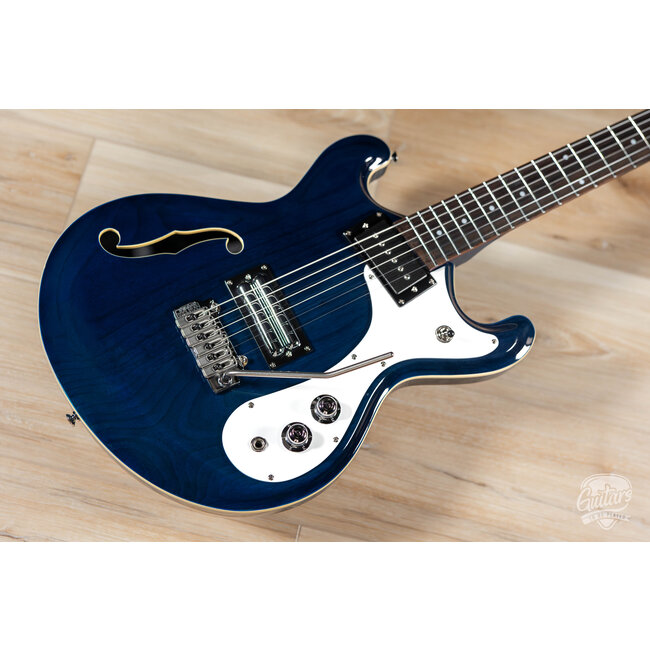Danelectro 66BT Baritone Electric Guitar – Transparent Blue