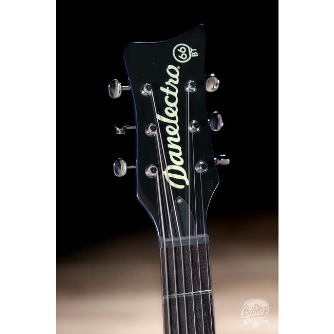 Danelectro 66BT Baritone Electric Guitar – Transparent Blue