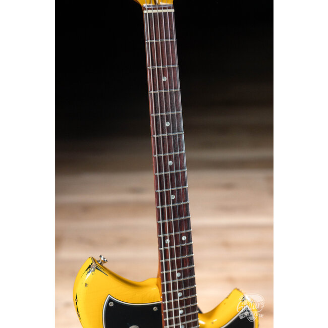 Novo Dealer Limited Nucleus Serus J Guitar – Vandalism Yellow over '64 3T Burst