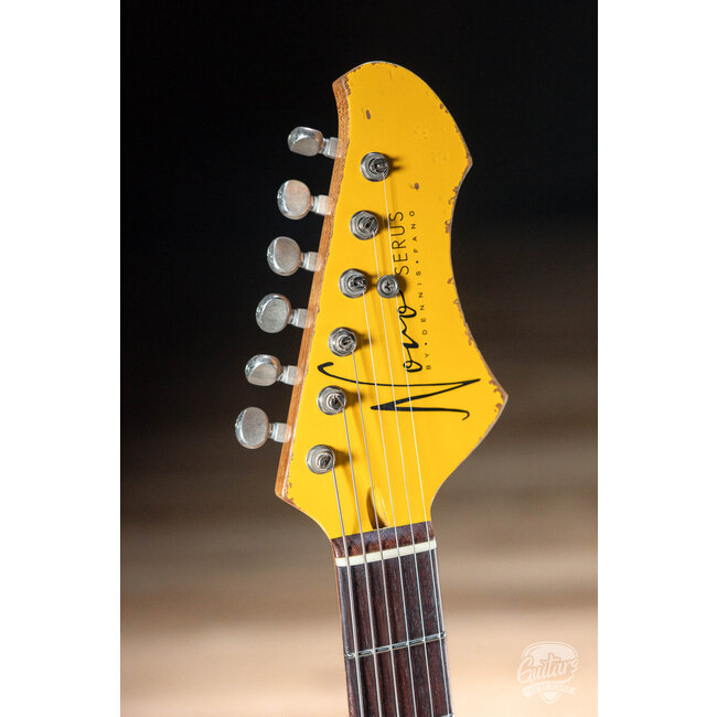 Novo Dealer Limited Nucleus Serus J Guitar – Vandalism Yellow over '64 3T Burst