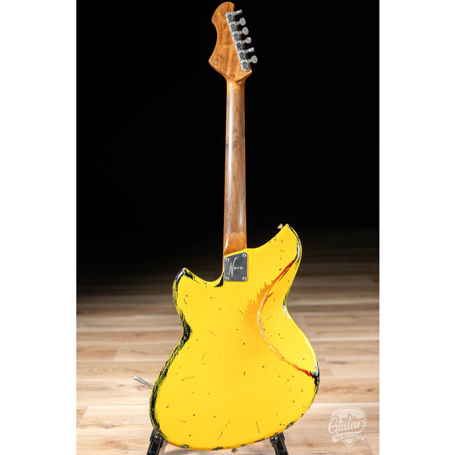 Novo Dealer Limited Nucleus Serus J Guitar – Vandalism Yellow over '64 3T Burst