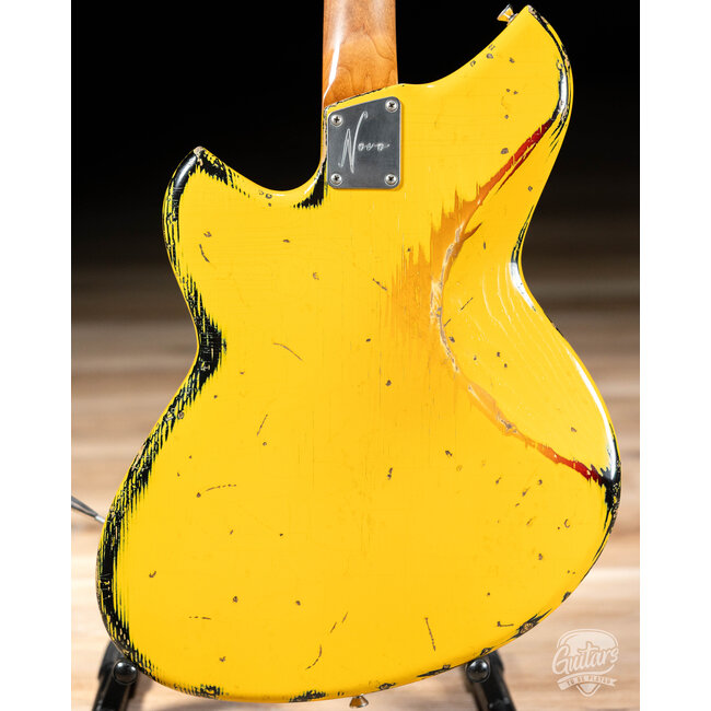 Novo Dealer Limited Nucleus Serus J Guitar – Vandalism Yellow over '64 3T Burst