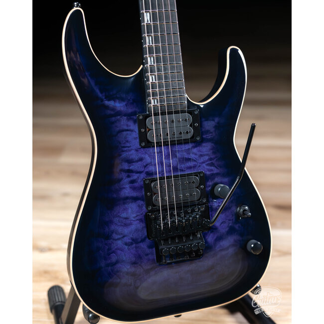 ESP E-II Horizon FR Floyd Rose Guitar w/ Case – Reindeer Blue (B-stock)