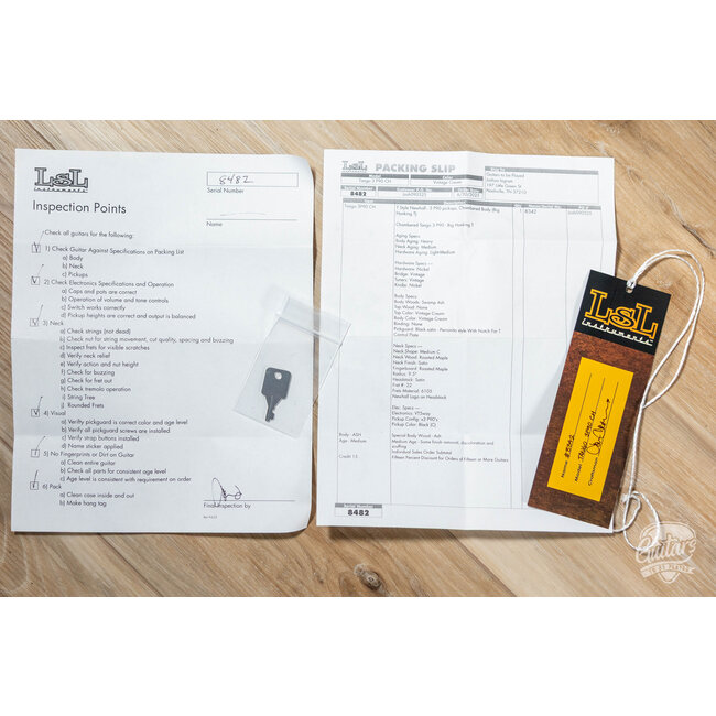 Newhall by LsL Tango T-Style Chambered Ash 3 P90s w/ Case – Cream