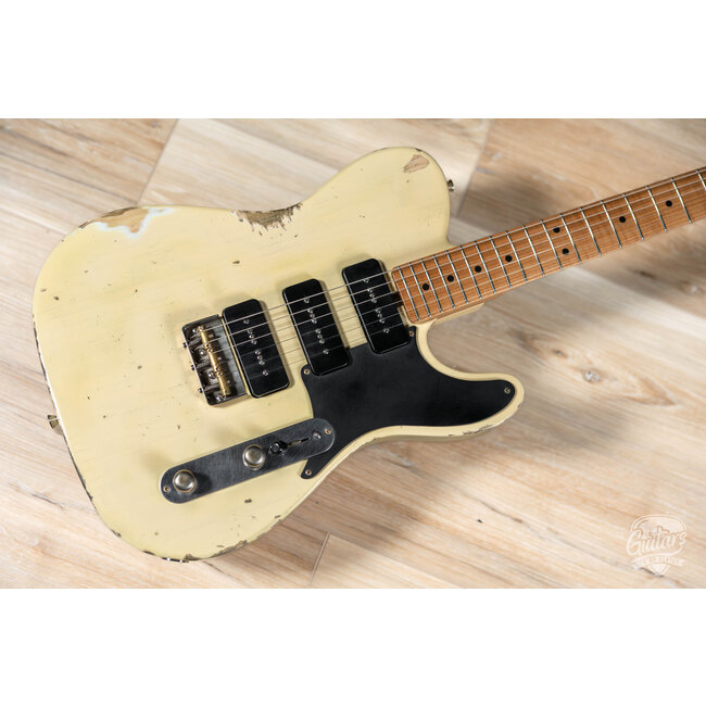 Newhall by LsL Tango T-Style Chambered Ash 3 P90s w/ Case – Cream