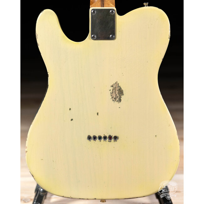 Newhall by LsL Tango 390 Chambered Swamp Ash T-Style w/ 3x P-90s – Vintage Cream
