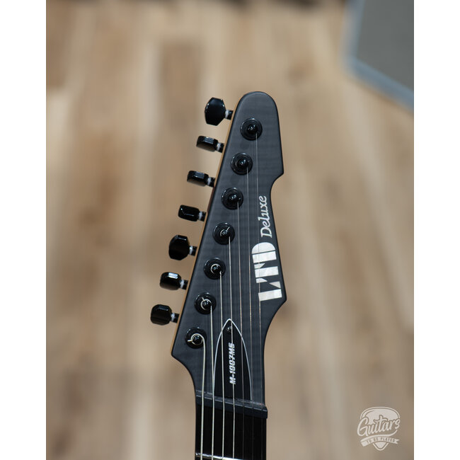 ESP LTD M-1007 MS Multi-Scale 7-String Guitar – See Thru Black Satin (Demo)