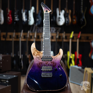 ESP Guitars ESP E-II M-II 7 NT Bare Knuckle 7-String w/ Case – Purple Natural Fade (B-Stock)