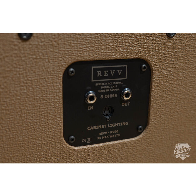 Revv D20 JL Joey Landreth 20/4W Tube Amp Head w/ 1x12 Cab & Speaker Cable –Brown