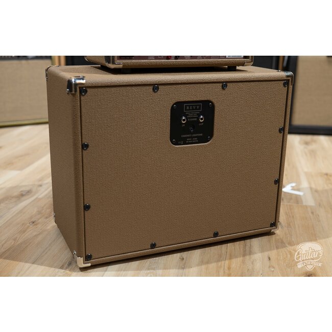 Revv D20 JL Joey Landreth 20/4W Tube Amp Head w/ 1x12 Cab & Speaker Cable –Brown