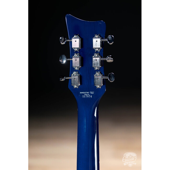 Danelectro 66BT Baritone Electric Guitar – Transparent Blue (B-Stock)