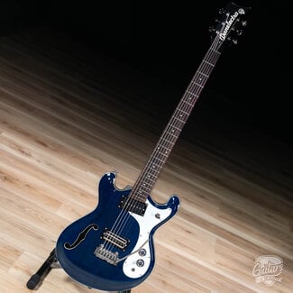Danelectro Danelectro 66BT Baritone Electric Guitar – Transparent Blue (B-Stock)
