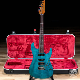 Ibanez Guitars Ibanez MMN1 Martin Miller Signature 6str Guitar w/Case - Aqua Blue
