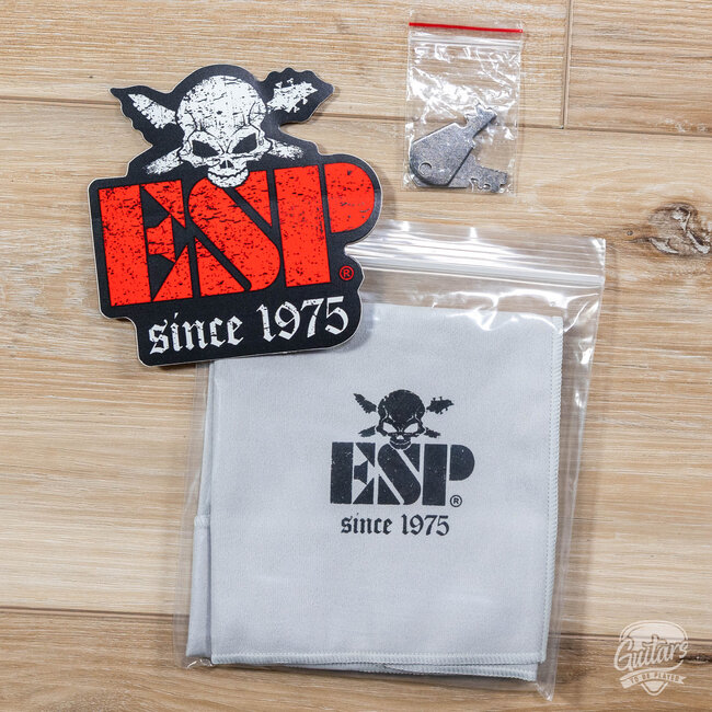 ESP LTD Iron Cross LH James Hetfield Left-Handed Guitar w/ Case – Snow White