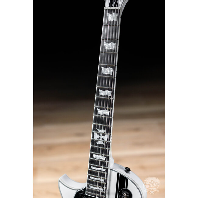 ESP LTD Iron Cross LH James Hetfield Left-Handed Guitar w/ Case – Snow White