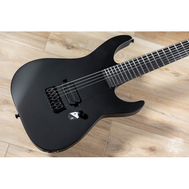 ESP LTD M-7HT Baritone Black Metal 7-String Guitar – Black Satin (M-7BHT)