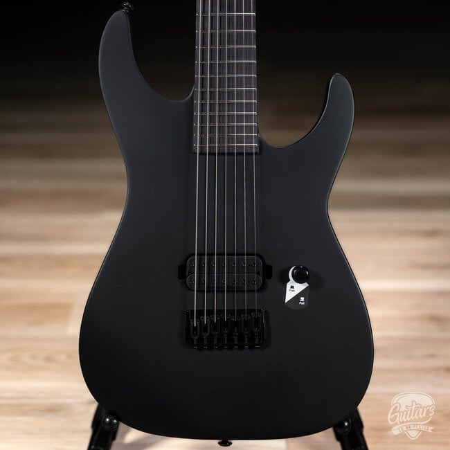 ESP LTD M-7HT Baritone Black Metal 7-String Guitar – Black Satin (M-7BHT)
