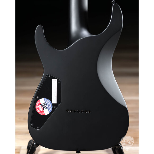 ESP LTD M-7HT Baritone Black Metal 7-String Guitar – Black Satin (M-7BHT)