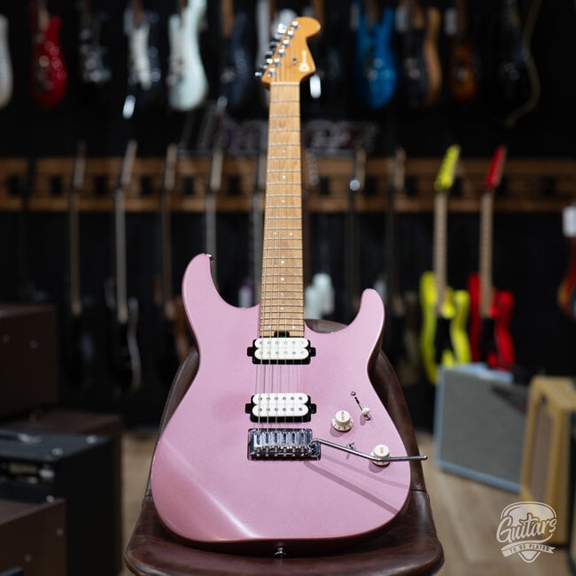 2022 Charvel Pro-Mod DK24 Guitar Fishman Tim Henson– Satin Burgundy Mist