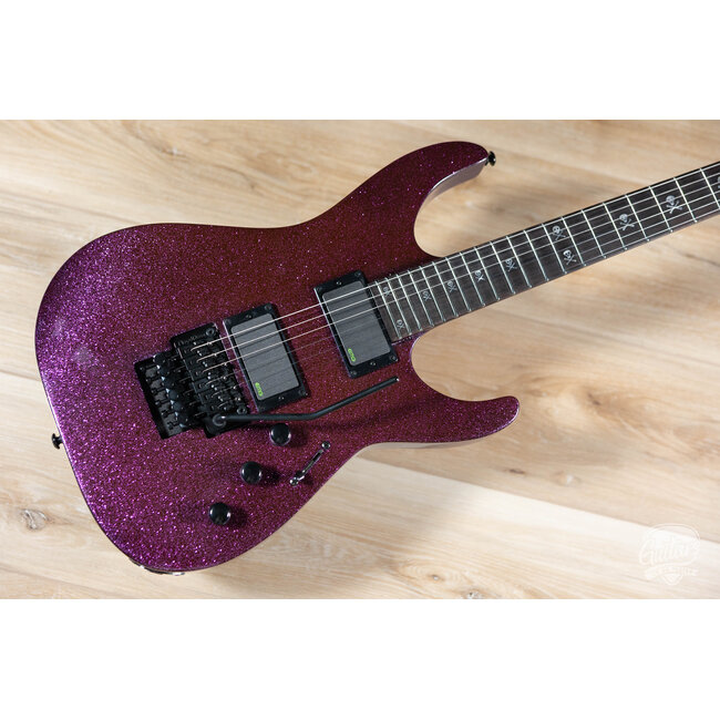 ESP LTD KH-602 Kirk Hammett Signature Electric Guitar w/ Case – Purple Sparkle