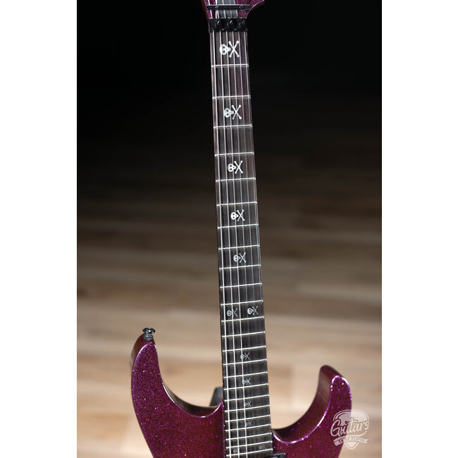 ESP LTD KH-602 Kirk Hammett Signature Electric Guitar w/ Case – Purple Sparkle
