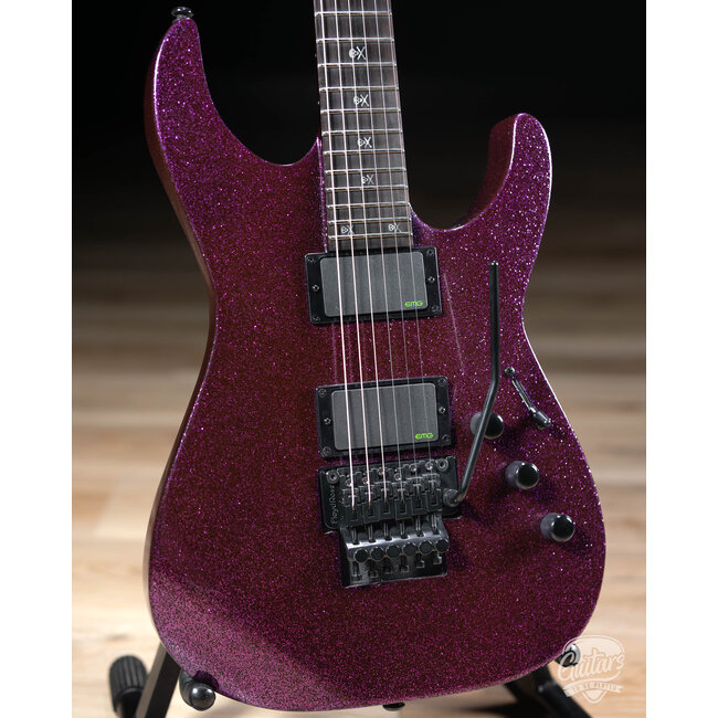 ESP LTD KH-602 Kirk Hammett Signature Electric Guitar w/ Case – Purple Sparkle