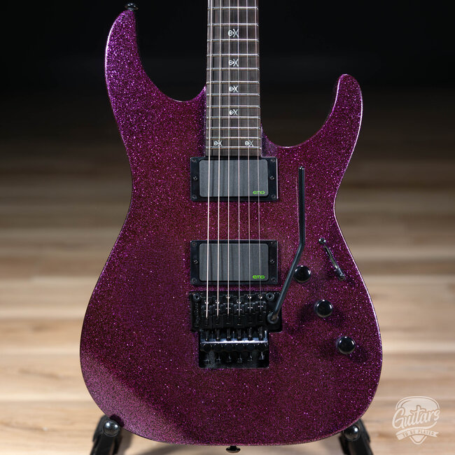 ESP LTD KH-602 Kirk Hammett Signature Electric Guitar w/ Case – Purple Sparkle