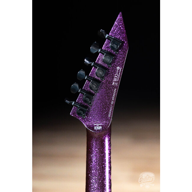 ESP LTD KH-602 Kirk Hammett Signature Electric Guitar w/ Case – Purple Sparkle