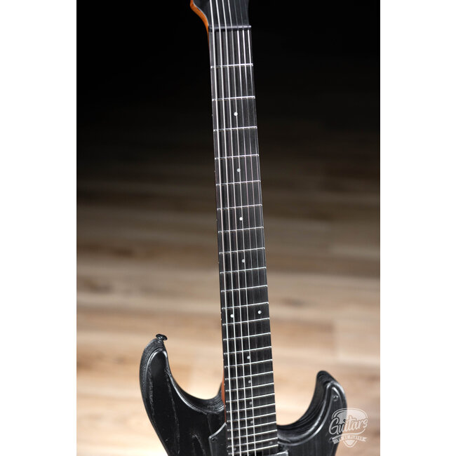ESP LTD SN-1007 HT Baritone 7-String Swamp Ash Guitar – Black Blast