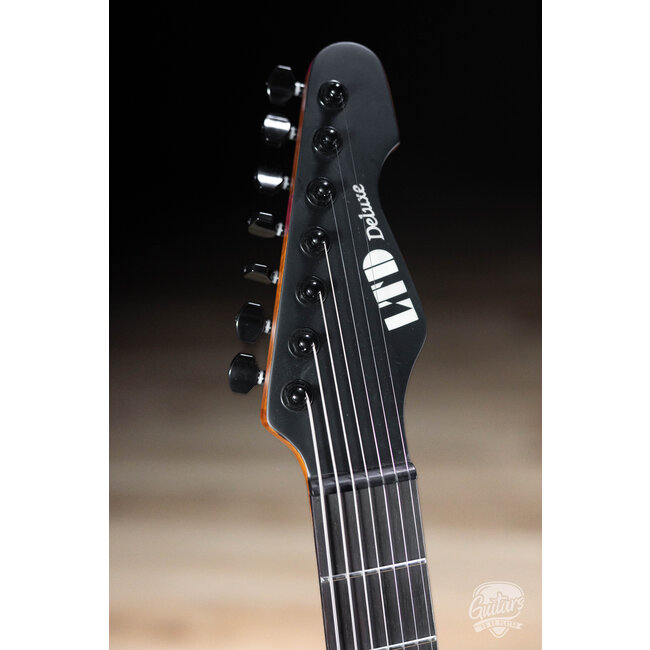 ESP LTD SN-1007 HT Baritone 7-String Swamp Ash Guitar – Black Blast