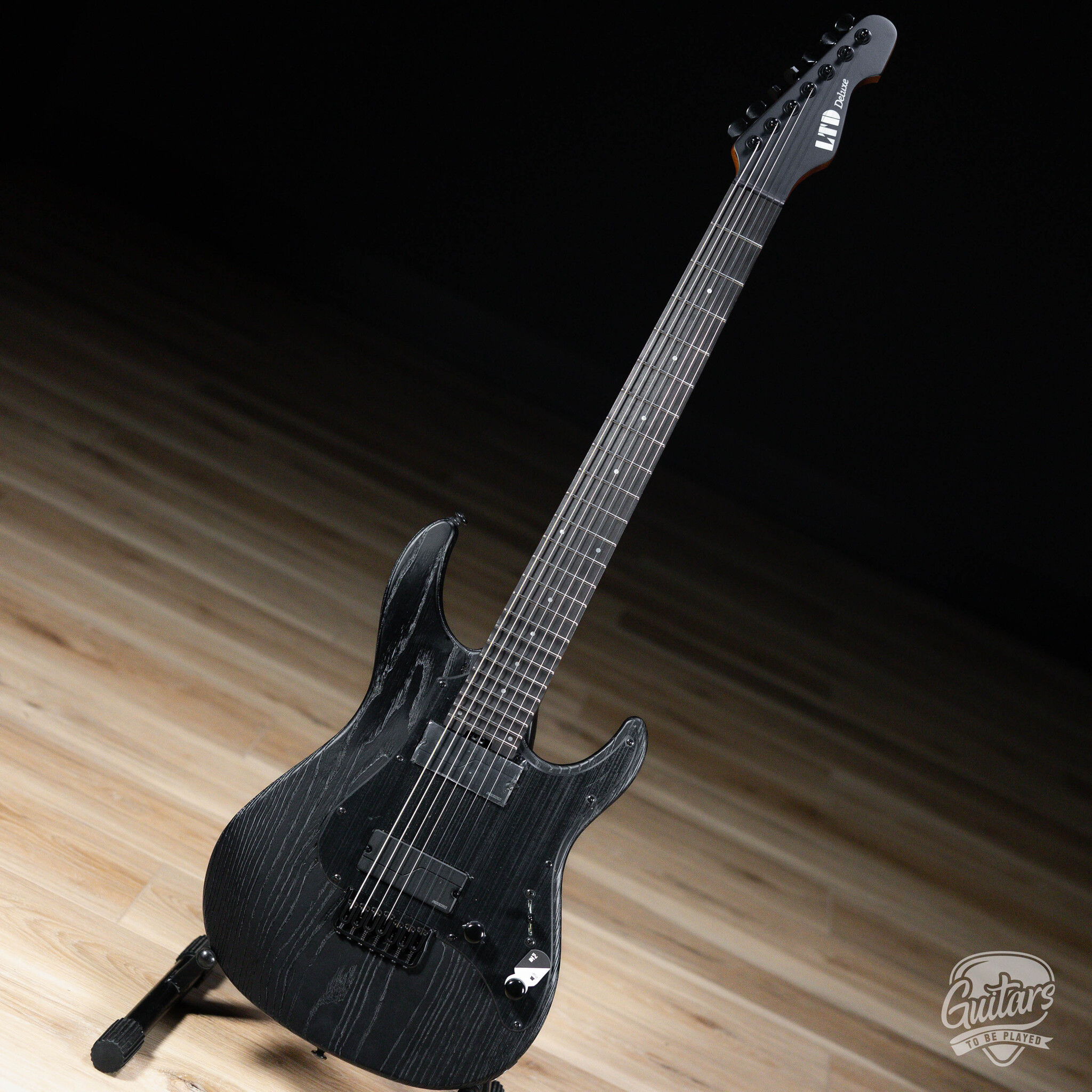 ESP LTD SN-1007 HT Baritone 7弦 ステンレスフレット ESP LTD SN-1007 HT Baritone 7-String Swamp Ash Guitar