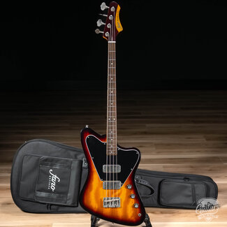 Fano Guitars Fano PX4 Alt de Facto Electric Bass w/ Lollar Thunderbirds – Tobacco Burst