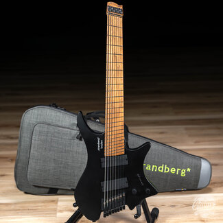 Strandberg Strandberg Boden Standard N2.8 8 String Headless – Black Satin Metallic